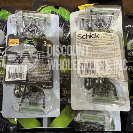 Schick Xtreme Pivot Ball 3 Disposable Razors (600 Pcs Per Pallet)