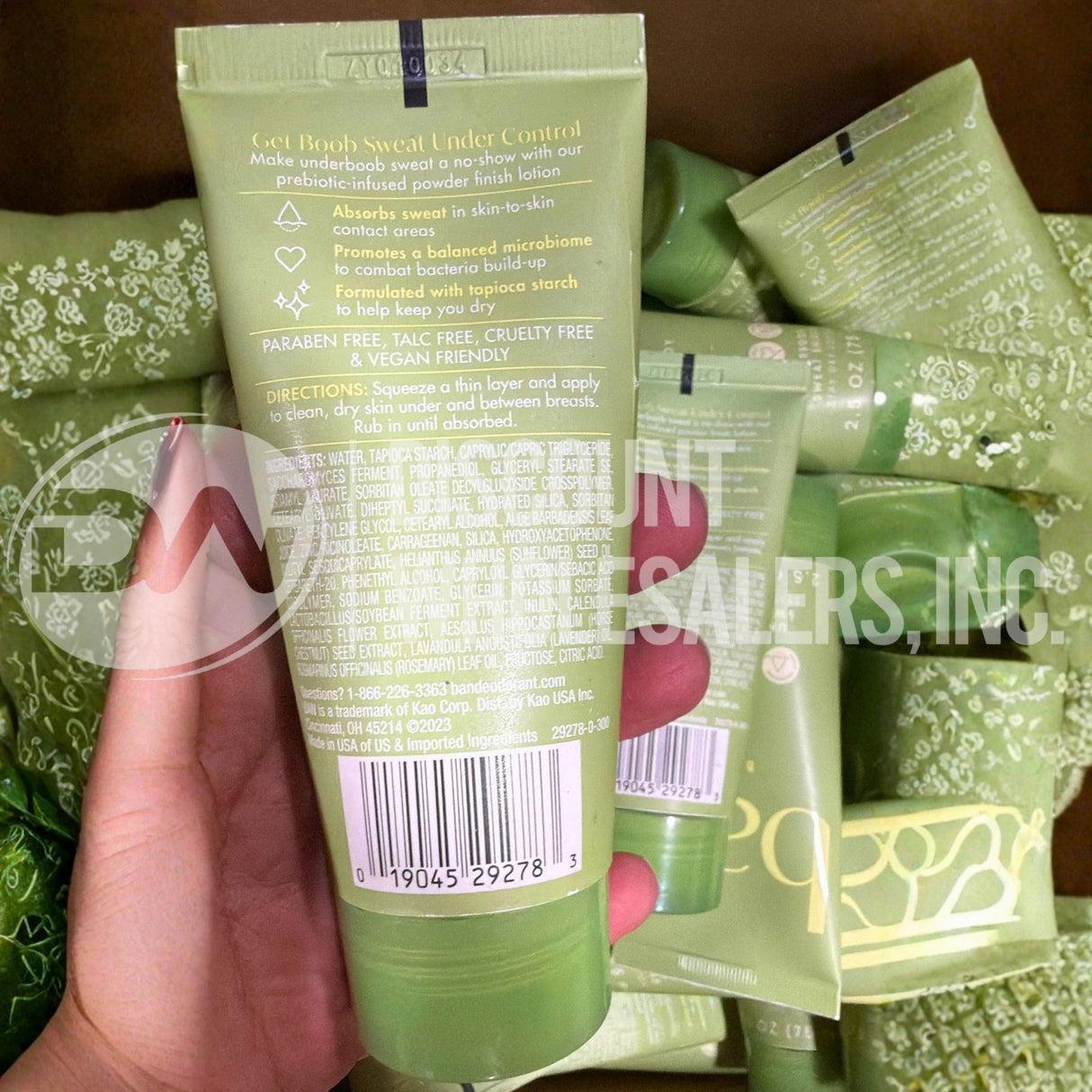 Ban body Underboob Sweat Shield Stay Dry Lotion 2.5 Fl. (100 Pcs Lot)