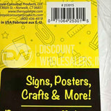 Royal Brites White Poster Boards 11" x 14" White 5 Pack Set For Crafts Art (70 Pcs Lot)