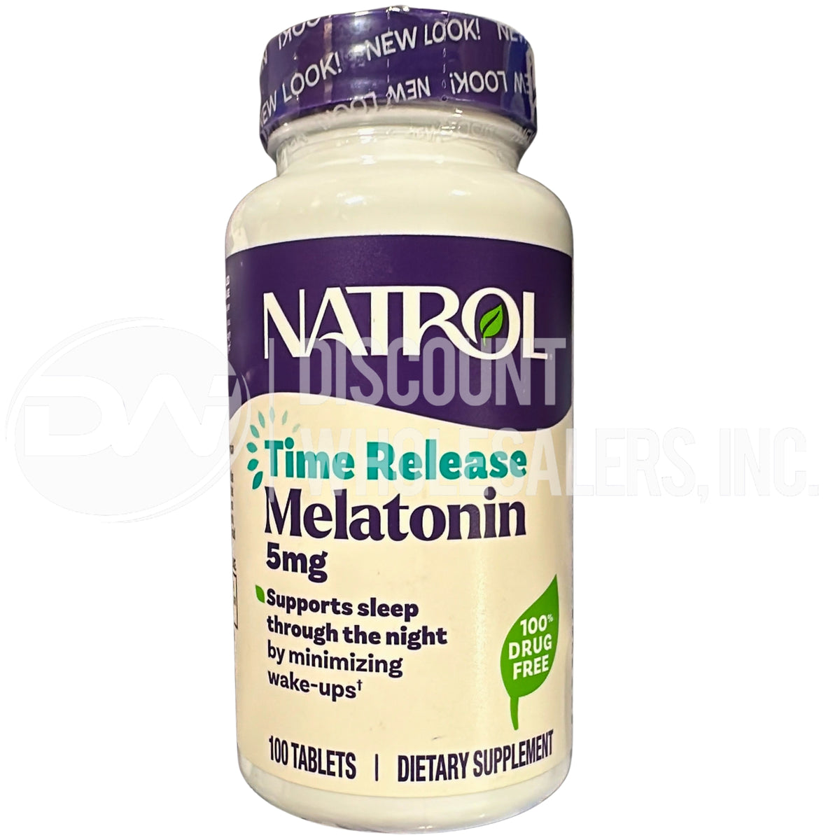 Natrol 5-HTP 200 Mg Time Release, Helps Support A Balanced Mood, 30 Tablets And Melatonin 100Tab Mix (65 Pcs Lot)