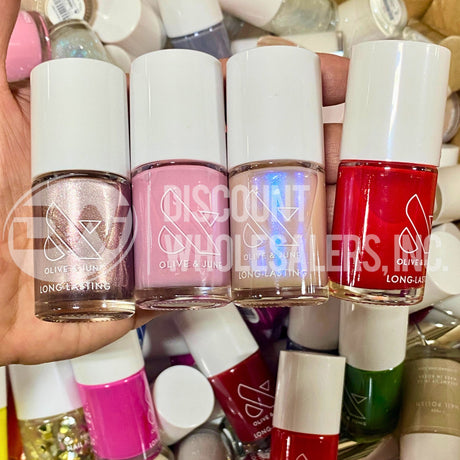 Olive & June Nail Polish Long Lasting Assorted Colors (300 Pcs Lot)