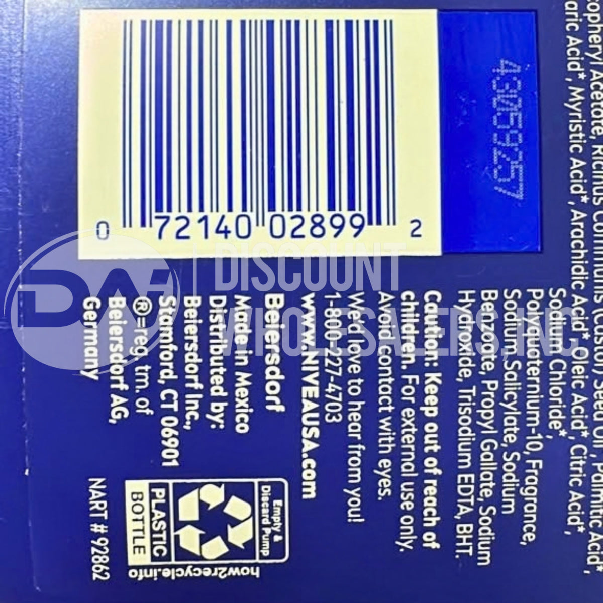 Nivea Nourishing Body Wash Serum Botanical Blossom 30 fl oz (80 Pcs Lot)