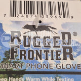 Rugged Frontier Smartphone Gloves Black (100 Pcs Lot)