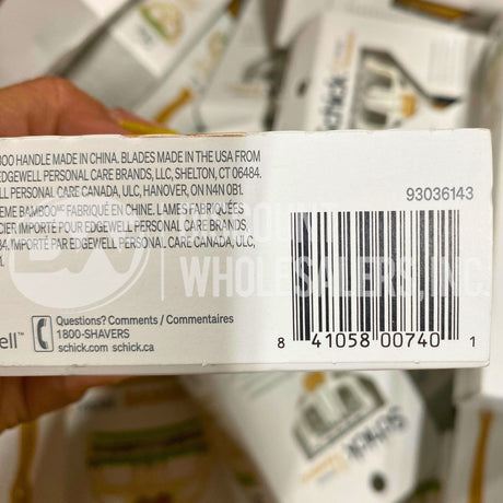 Schick Xtreme Bamboo 1 Handle and 3 Cartridges (600 Pcs Per Pallet)