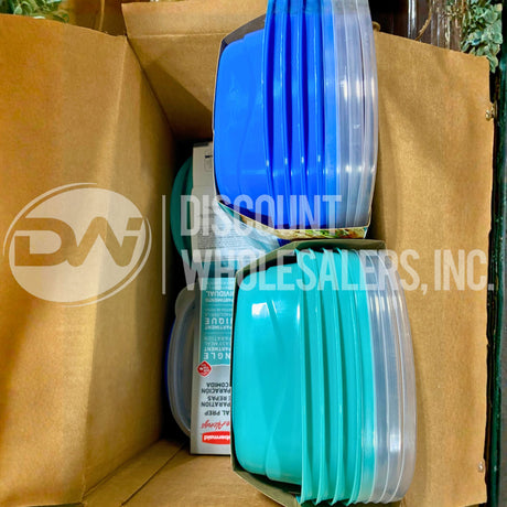 Rubbermaid Take Alongs Meal Prep 4 Sandwich Containers +4 Lids Two Different Colors (48 Pcs Lot)