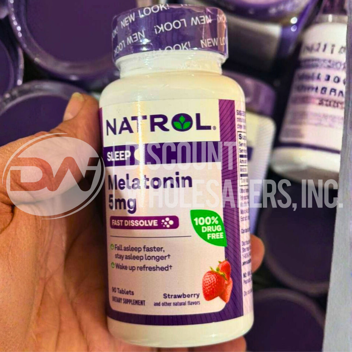 Natrol Assorted Different Sizes Tablets and Gummies (50 Pcs Lot)