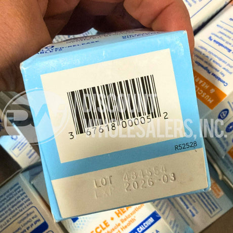 SlowMag Mg Muscle+Heart slow Release Formula 60 Tablets (50 Pcs Lot)