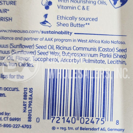 Nivea All-Day Lip Care Duo Vanilla Buttercream 0.17 Oz (220 Pcs Lot)