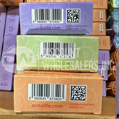 Ordo Sonic Kids Battery Toothbrush Squishmallows Assorted Different Colors (140 Pcs Lot)