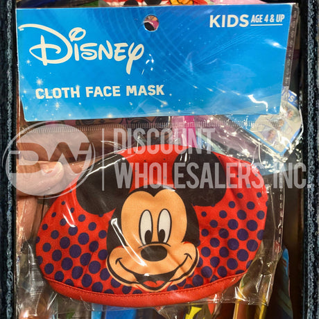Marvel, Disney,Nickelodeon, and More Child's Cloth Face Mask Assorted (100 Pcs Lot)