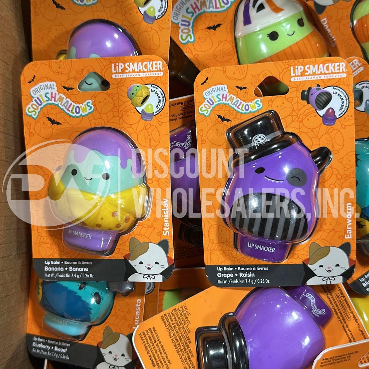 Lip Smacker x Squishmallows Halloween Lip Balm assorted (60 Pcs Lot)