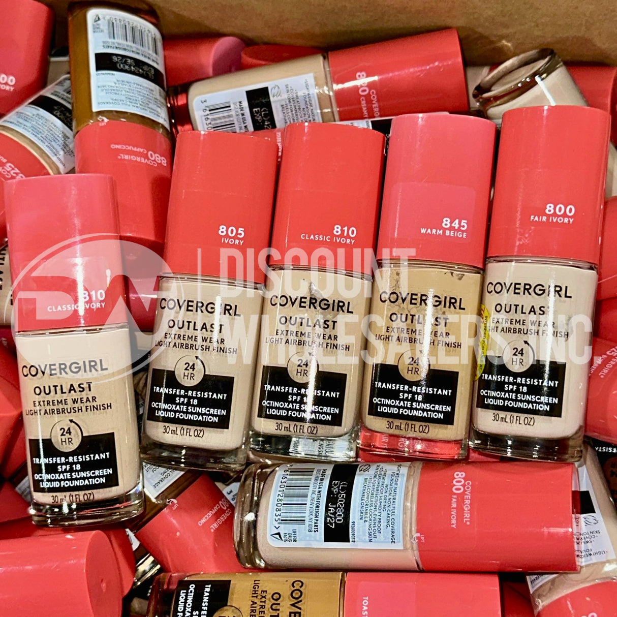 CoverGirl Outlast Extreme Wear Liquid Foundation Different Shades (100 Pcs Lot)