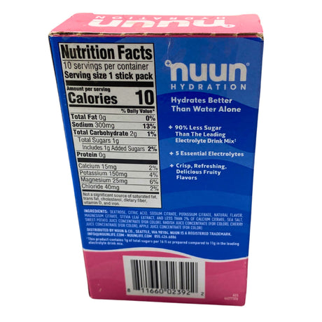 Nuun Sport Hydration Electrolyte Powder, Pink Lemonade, 10pk (64 Pcs Lot)