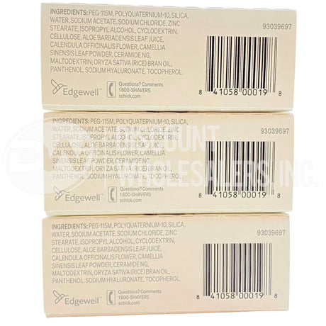 Schick Hydro Dry Skin 1 Razor + 2 Cartridges , 5 Blades 2 Hour Moisturizing Japanese Rice Bran Oil (70 Pcs Lot)