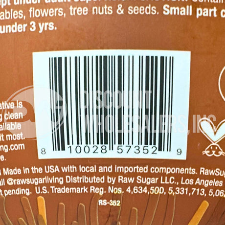 Raw Sugar Kids Shampoo + Conditioner Coconut + Aloe Vera 12 Oz (50 Pcs Lot)