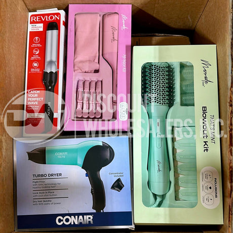 Hair Styling Bundle Mix Different Productos and Sizes (60 Pcs Lot)