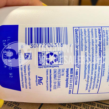 Head & Shoulders Shampoo Smooth & Silky 12.5 Fl Oz (50 Pcs Lot)