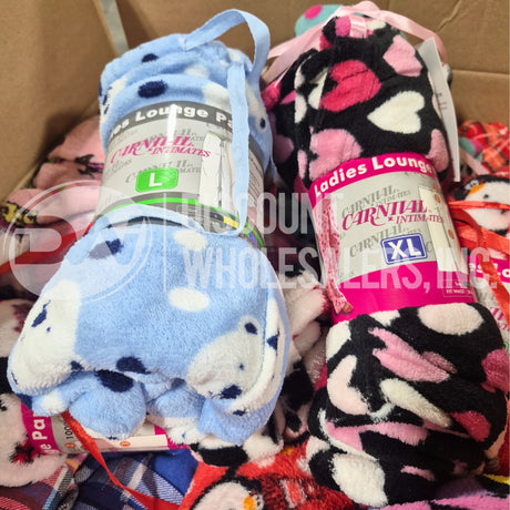 Ladies Lounge Pants Intimates Different Sizes and Colors Mix (100 Pcs Lot)