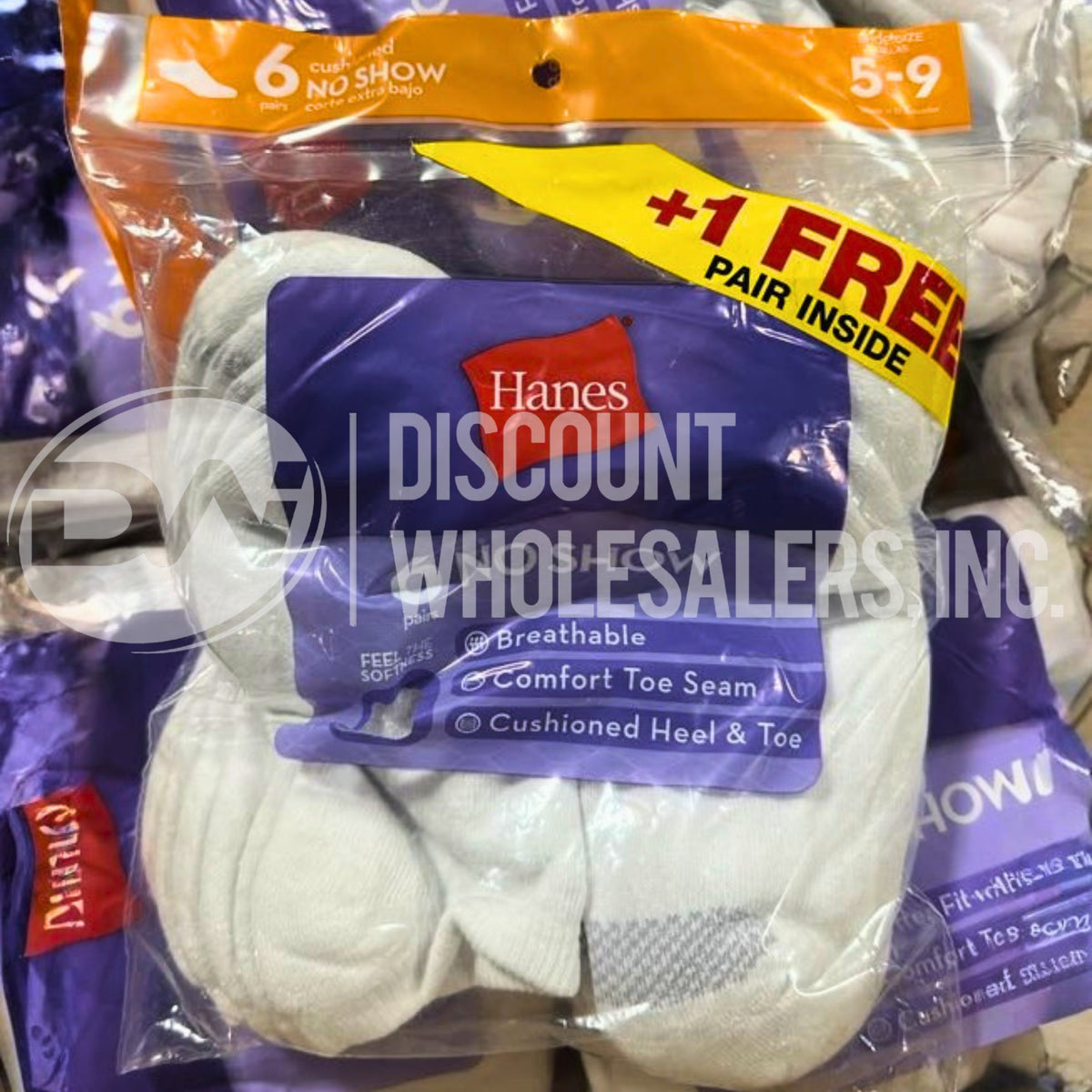 Hanes Socks Assorted Different Sizes (55 Pcs Lot)