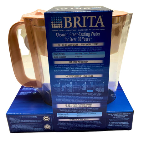 Brita Water Filtration The #1 filter 6 Cup Capacity 1 Itcher 1 Filter Limited Edition Color