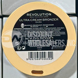 Makeup Revolution Ultra Cream Bronzer Dark (72 Pcs Lot)