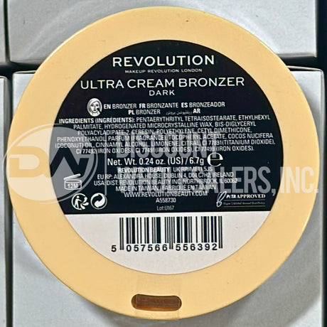 Makeup Revolution Ultra Cream Bronzer Dark (72 Pcs Lot)