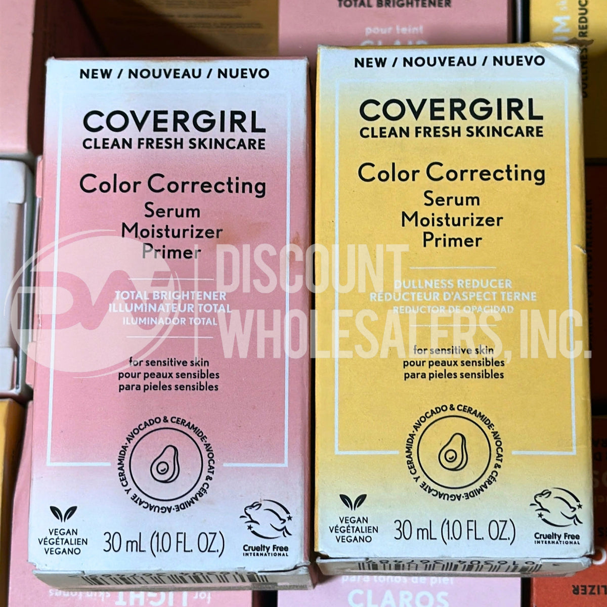 Covergirl Clean Fresh Skincare Color Correcting Serum Primer Moisturizer Mix (360 Pcs Lot)