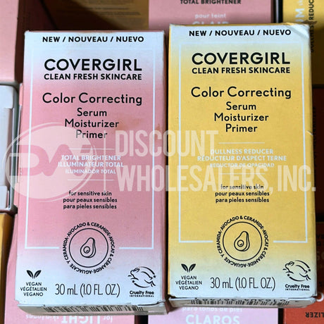 Covergirl Clean Fresh Skincare Color Correcting Serum Primer Moisturizer Mix (360 Pcs Lot)
