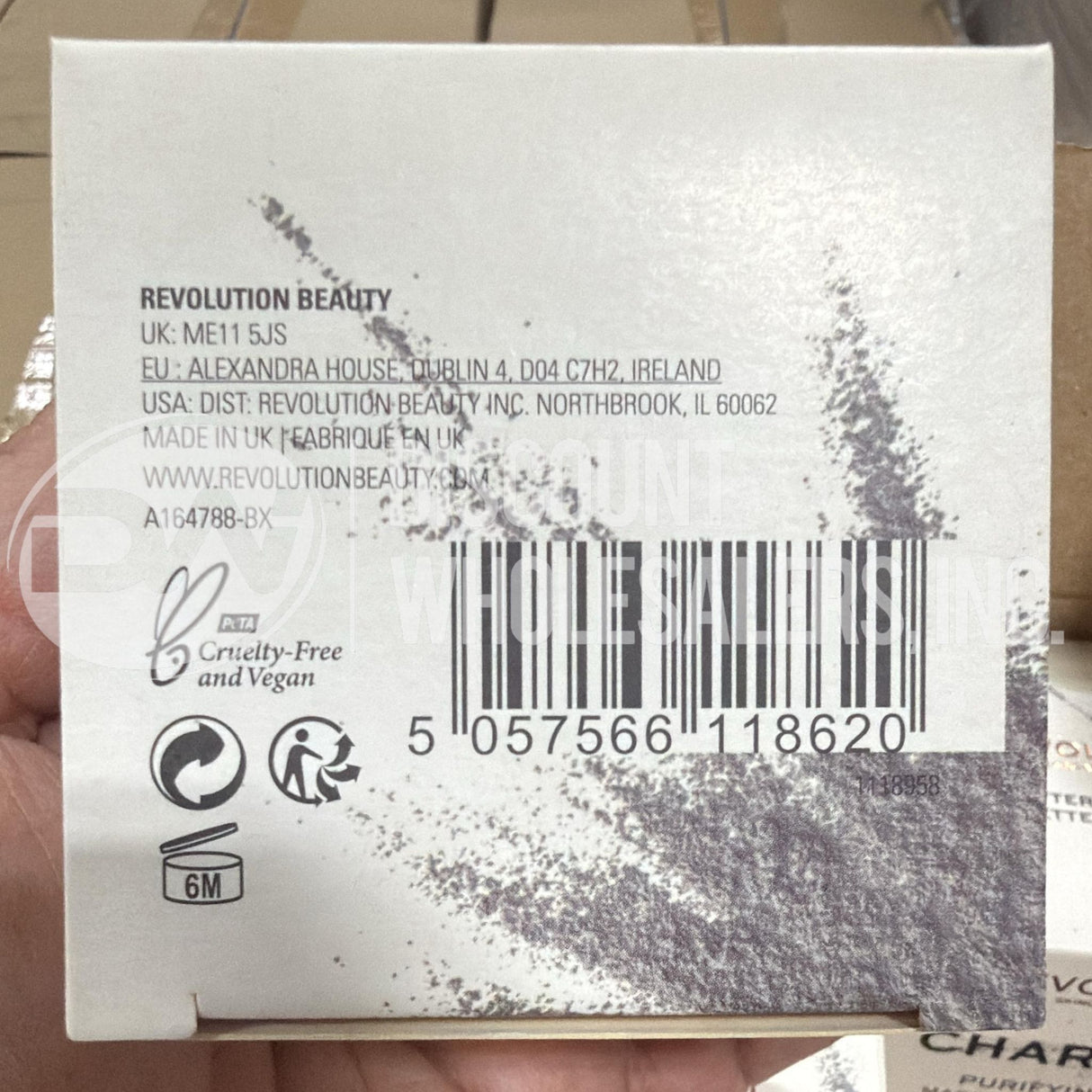 Revolution Charcoal Purifying Mask Vegan 1.69 Fl. Oz. (36 Pcs Lot)