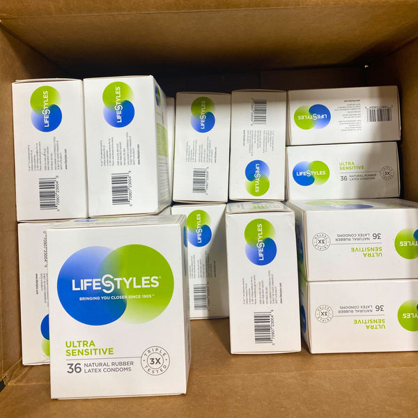 LifeStyles Bringing You Closer Since 1905 Ultra Sensitive 36 Natural Rubber Latex Condoms