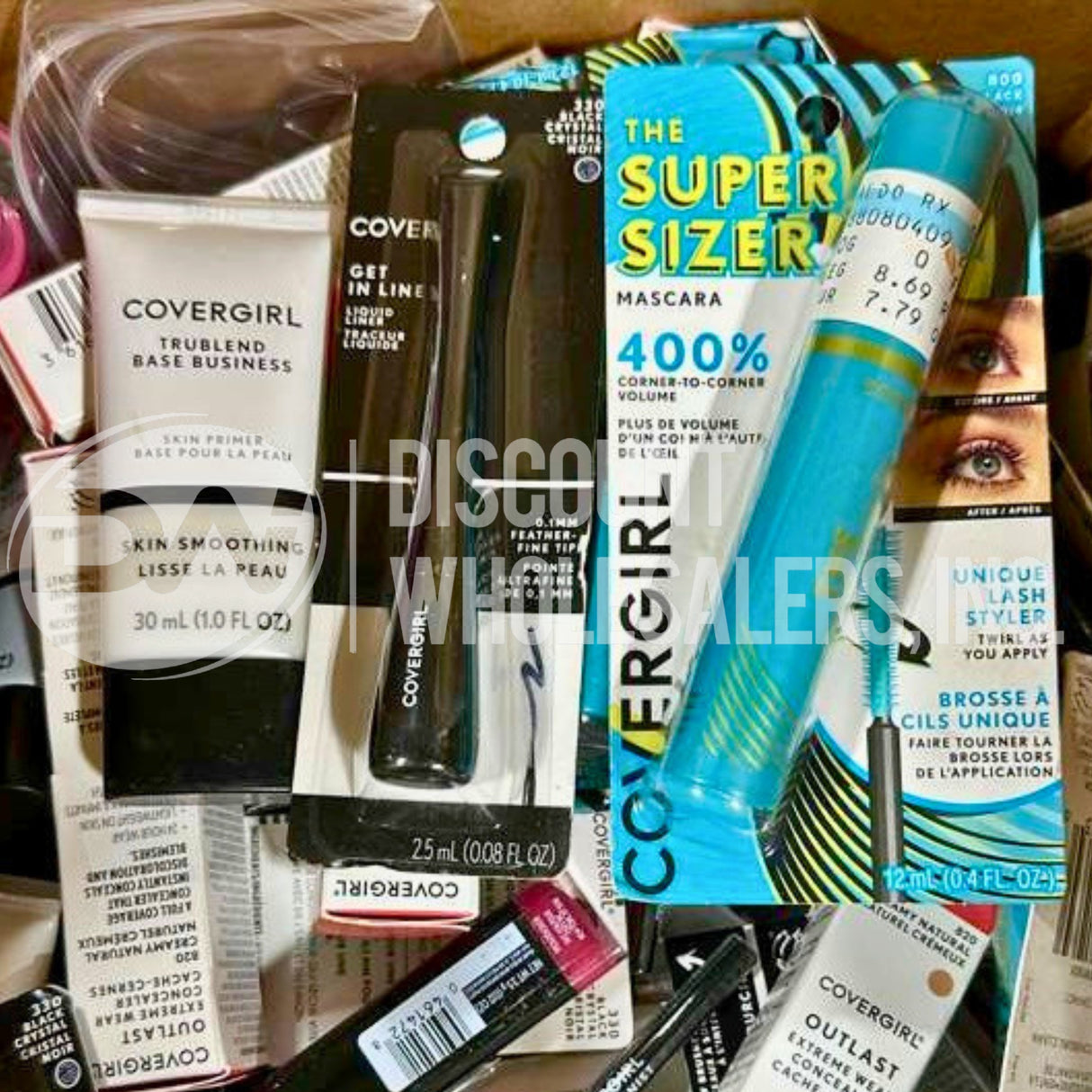 Covergirl Makeup Assorted Different Sizes and Shades (270 Pcs Lot)