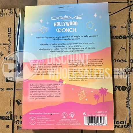 The Creme Shop & Onch Face Sheet Masks Hollywood Collection 2.65FL (72 Pcs Lot)