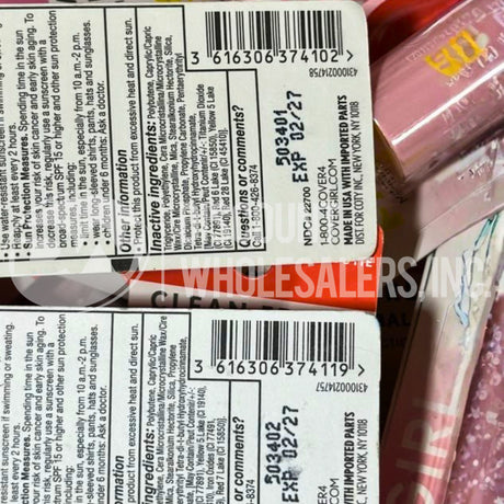 Covergirl Clean Fresh Tinted Lip Balm Assorted SPF 15- 0.14 oz (105 Pcs Lot)