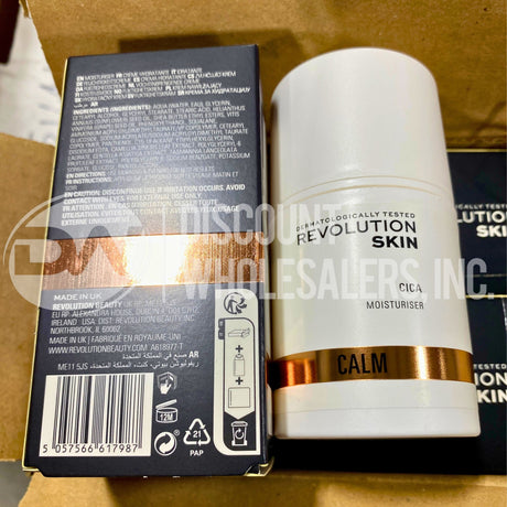 Revolution Skin Cica Moisturiser Soothes & Calms 1.69 Fl. (48 Pcs Lot)