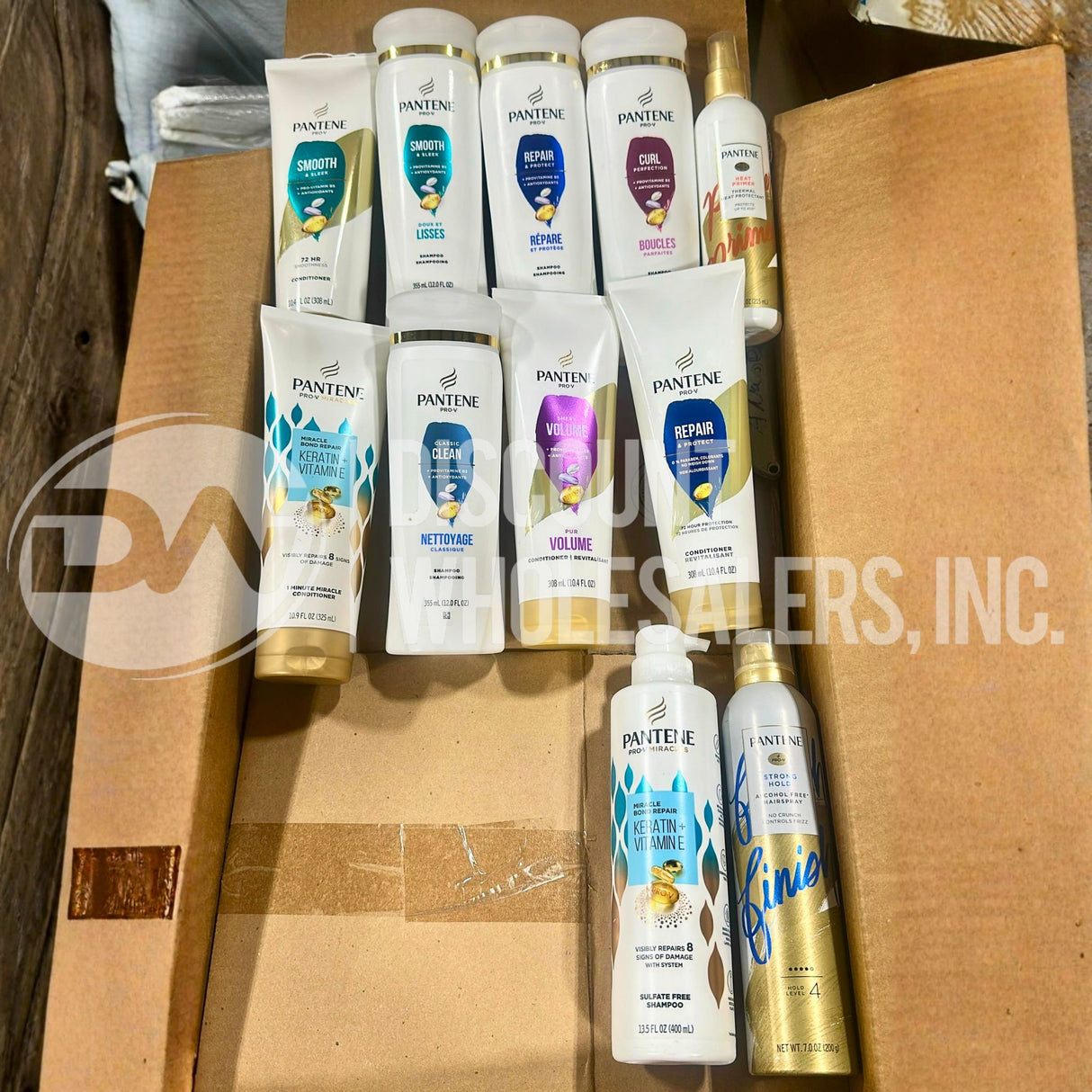 Pantene Assorted Shampoo, Conditioner And More Different Sizes (105 Pcs Lot)