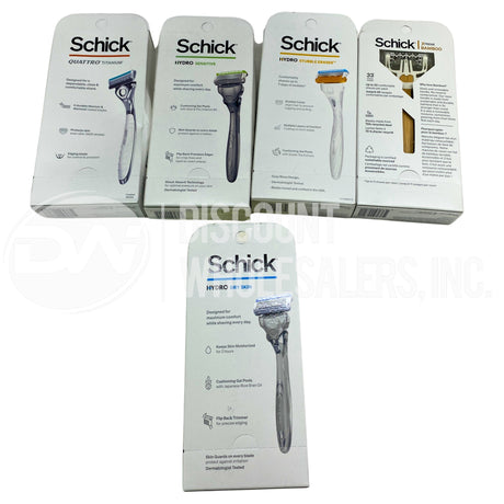 Schick Men Razors Assorted (200 Pcs Lot)