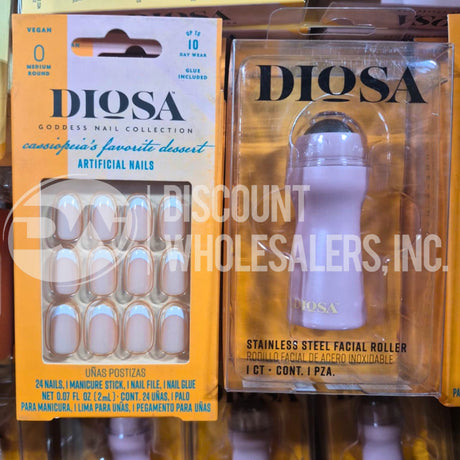 Diosa Dermaplaner Set, Magnetic Lash Kit, Goddess Nails Collection, Stainless Steel Facial Roller Mix (235 Pcs Lot)