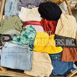 Assorted Content Apparel Mix, Recognized brand, Plus Size Women (500 Pcs Per Pallet)