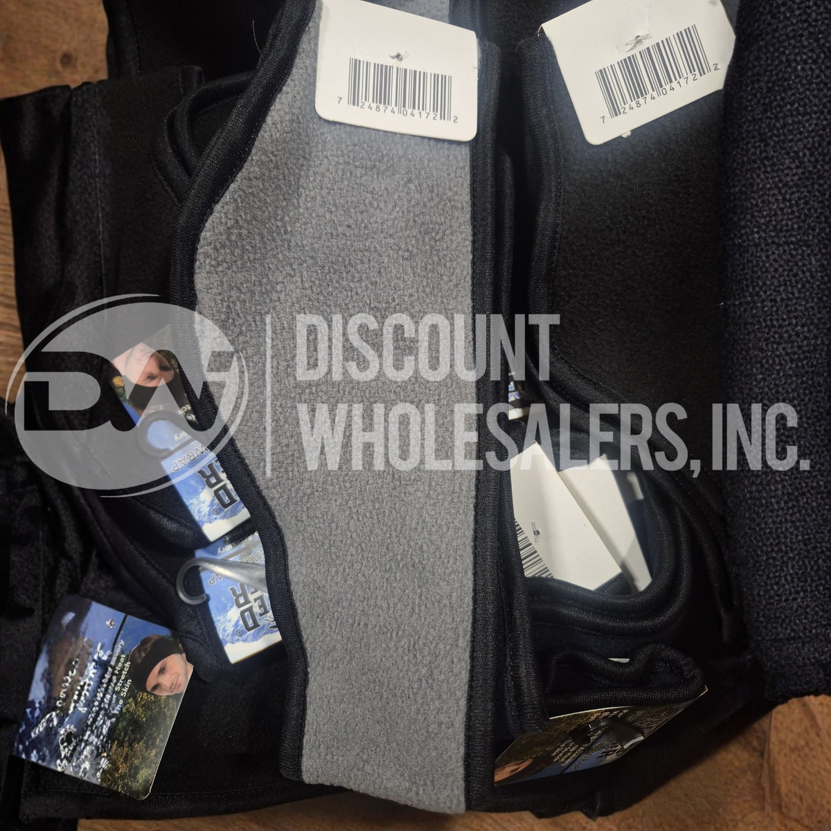 Rugged Frontier Fleece Headwrap Black Blue - One Size Different Shades (100 Pcs lot)