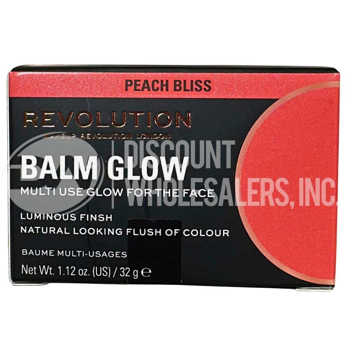 Revolution Balm Glow Multi-Use Luminous Balm, Natural Nude and Peach Bliss Mix 1.12 oz (150 Pcs Lot)