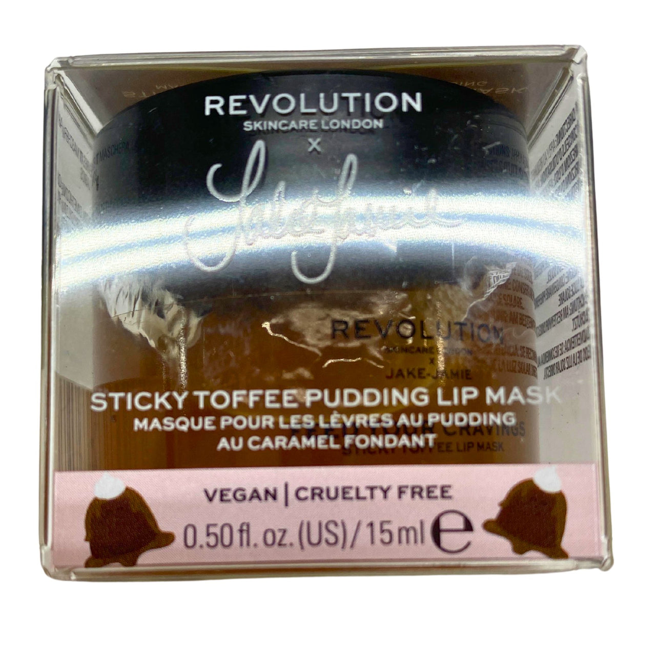 Revolution Skincare London Jake Jamie Sticky Toffee Pudding Lip Mask 0.50 FL OZ (50 Pcs Lot)