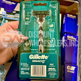 Gillette Mach 3, 1 Cartridge 1 Razor (80 Pcs Lot)