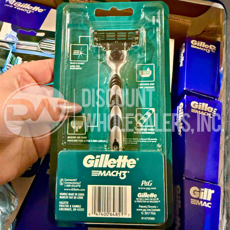 Gillette Mach 3, 1 Cartridge 1 Razor (80 Pcs Lot)