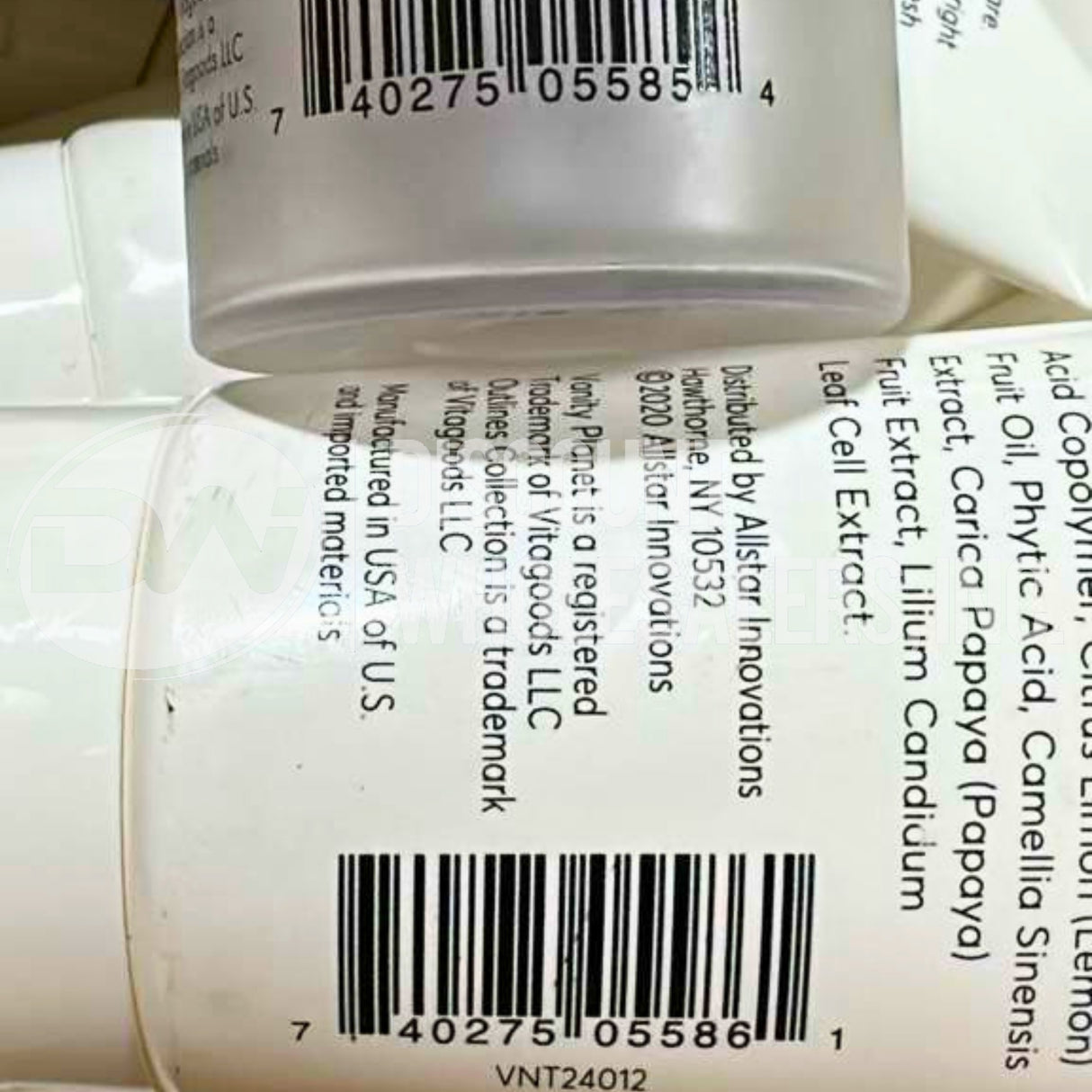 Vanity Planet Daily Cream Cleanser And Pomo-Lactic Water Cream Mix (50 Pcs Lot)