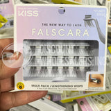 Kiss Assorted Press-On Lashes Extensions and Falscara Mix (125 Pcs Lot)