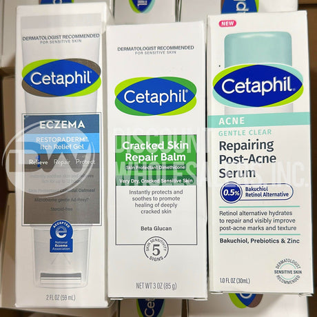 Cetaphil Assorted Different Sizes (115 Pcs Lot)
