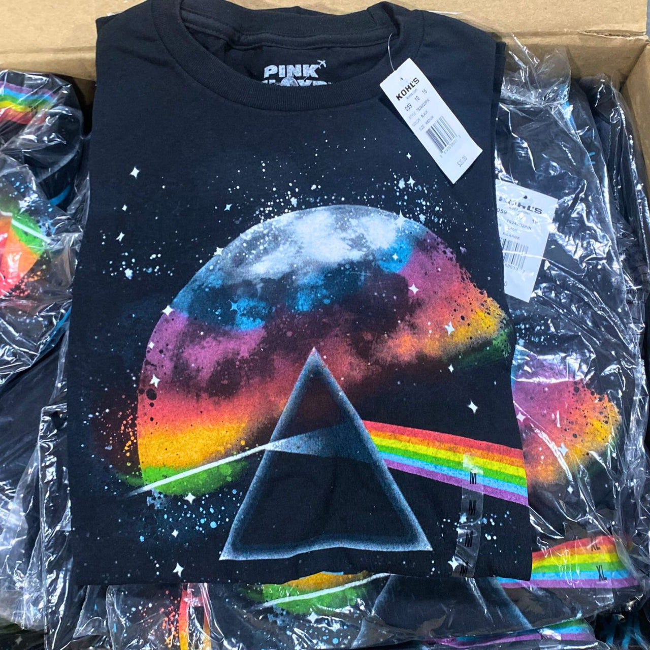 Pink Floyd The Dark Side Of The Moon T-Shirts Assorted Mix of Sizes 