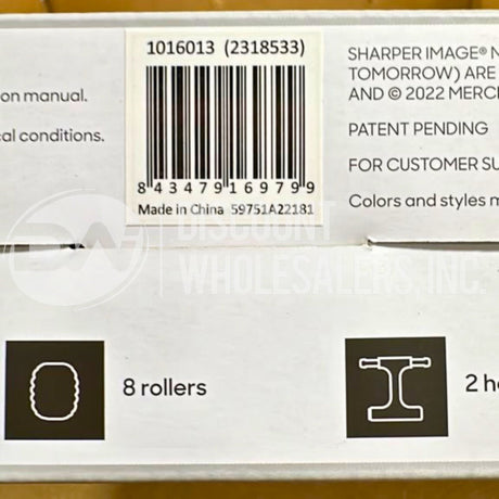 Sharper Image Flex Roller Modular Massager – 8 Rollers (54 Pcs Lot)