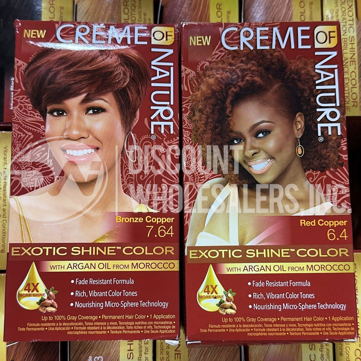 Creme Of Nature Exotic Shine Color With Argan Oil Mix (104 Pcs Lot)