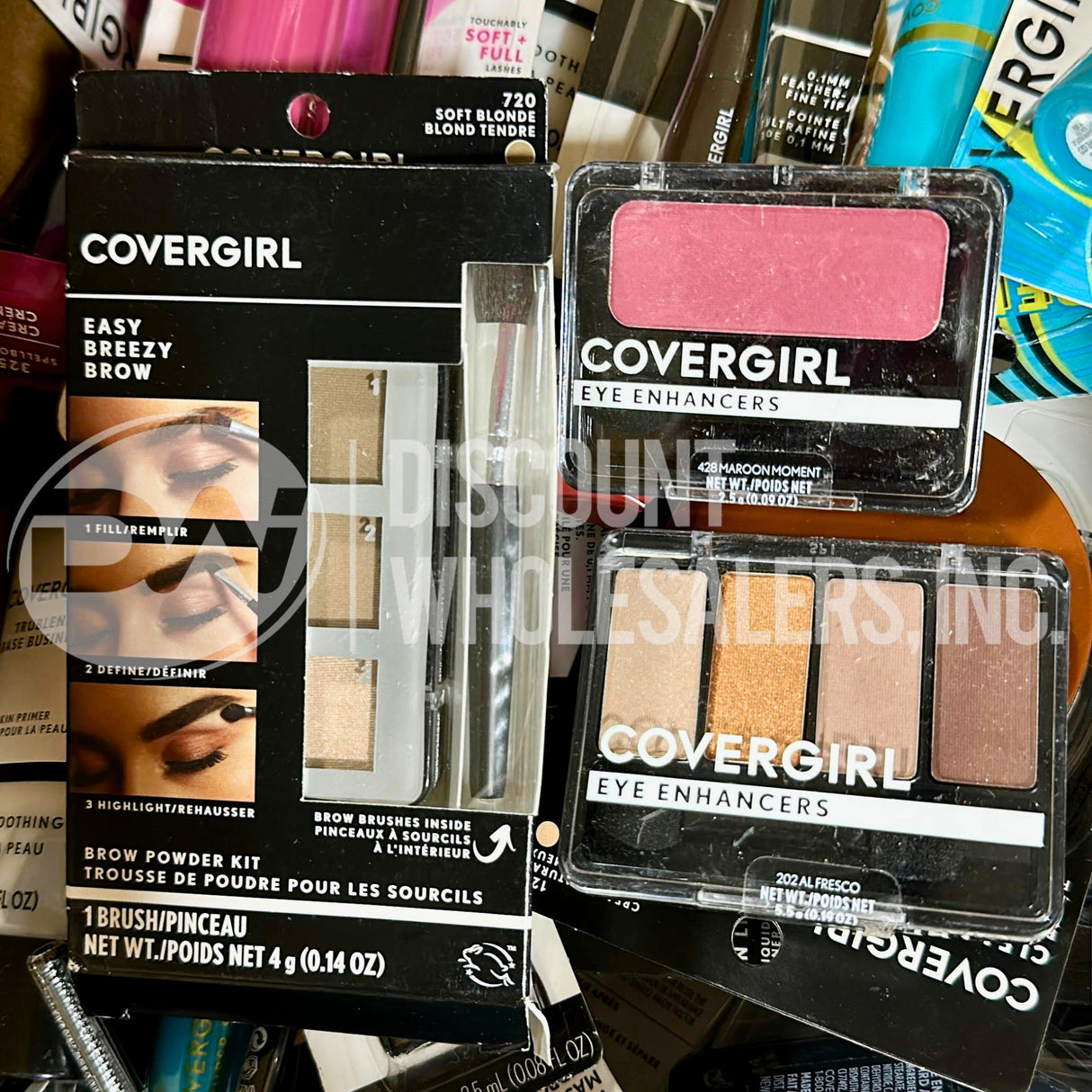 Covergirl Makeup Assorted Different Sizes and Shades (270 Pcs Lot)